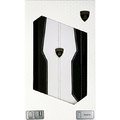 LAMBORGHINI iPhone 15用本革 手帳型ケース ホワイト LBTPUFCIP15HUD1WE