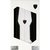LAMBORGHINI iPhone 15用本革 手帳型ケース ホワイト LBTPUFCIP15HUD1WE-イメージ1