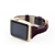 WEARPLANET Apple Watch 42/41/40/38mm用Slim Line 本革 エナメルバンド ガーネットブラウン WP23098AWBR-イメージ1