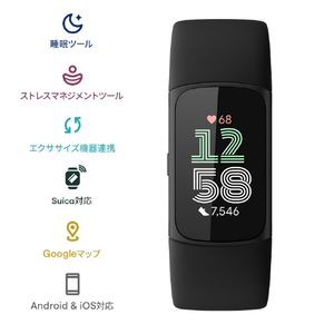 Fitbit Fitbit Charge 6 Charge 6 Obsidian / Black GA05183-AP-イメージ2