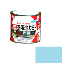 アサヒペン 油性多用途カラー 1／5L 水色 FC684NV-イメージ1