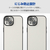 エレコム iPhone 15用ソフトケース 極限 メタリック メタリックブラック PM-A23AUCTMKBK-イメージ7