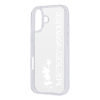 レイ・アウト iPhone 17用ディズニー / 耐衝撃 ハイブリッドケース Charaful / ミッキーマウス _シルエット_W RC-DP52UC4/MK65_IF01