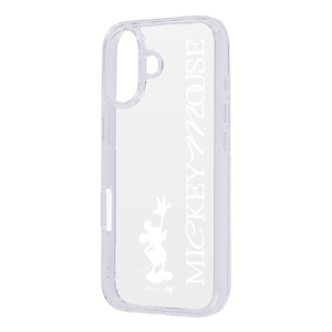 レイ・アウト iPhone 17用ディズニー / 耐衝撃 ハイブリッドケース Charaful / ミッキーマウス _シルエット_W RC-DP52UC4/MK65_IF01-イメージ1