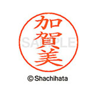 シヤチハタ ネームペン用ネーム シルバー 既製 加賀 FC46437-X-GPS-0666