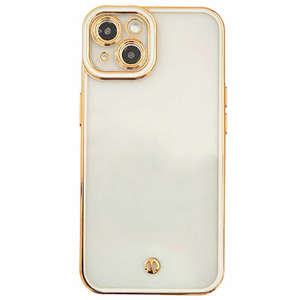 GAACAL iPhone 14用「クリアクラシカル」クリアTPUケース ホワイト P00377WQ-イメージ1