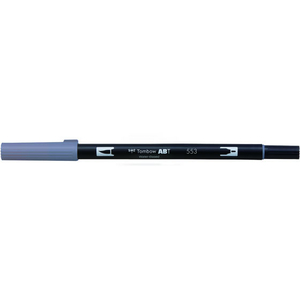 トンボ鉛筆 デュアルブラッシュペン ABT Mist Purple F040038-AB-T553-イメージ1