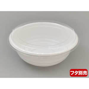 シーピー化成 どんぶり容器 BF-363 ホワイト 本体 50枚 FCG295V-00117620-イメージ4