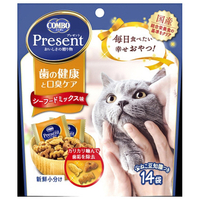 日本ペットフード コンボ プレゼント キャット おやつ 歯の健康と口臭ケア 42g(14袋) ｺﾝﾎﾞﾌﾟﾚｾﾞﾝﾄCﾊﾄｺｳｼﾕｳ42G