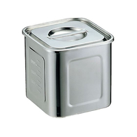 江部松商事 EBM/モリブデン 角型キッチンポット 目盛付 15cm FC938LG-3021000