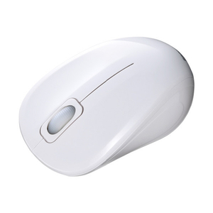 サンワサプライ 抗菌・静音BluetoothブルーLEDマウス ホワイト MA-BBSK315W-イメージ1