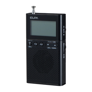 エルパ AM/FM液晶ポケットラジオ ER-P62FL-イメージ1