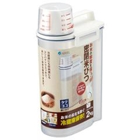 アスベル 密閉米びつ 2kg(パッキン付） ﾐﾂﾍﾟｲｺﾒﾋﾞﾂ2KG