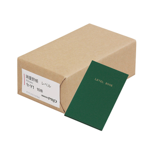 コクヨ F810236-ｾ-Y1 測量野帳 レベルブック 10冊 1パック(10冊