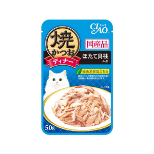 いなば CIAO 焼かつおディナー ほたて貝柱入り 50g F411743-イメージ1