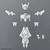 バンダイスピリッツ 30MM 1/144 指揮官機用オプションアーマー[アルト用/ホワイト] 30MMOP09ｼｷｶﾝOPAｱﾙﾄWL-イメージ1