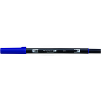 トンボ鉛筆 デュアルブラッシュペン ABT Ultramarine F040039-AB-T555