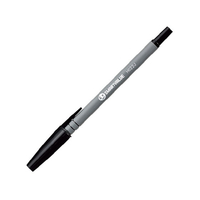 ジョインテックス ラバーボールペン 0.7mm 黒 10本 FC28202-H022J-BK-10