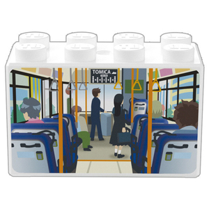 タカラトミー トミカ・プラレールブロック 路線バス ﾄﾐﾌﾟﾗﾌﾞﾛﾂｸﾛｾﾝﾊﾞｽ-イメージ3
