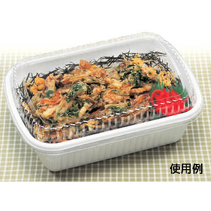 シーピー化成 弁当容器 BF-211 ホワイト 本体 50枚 FCG296V-00120466-イメージ2
