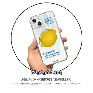 BOOGIE WOOGIE iPhone 14用オーロラケース Lemon BW24099I14-イメージ4