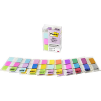 3M ポストイット フィルムふせんインデックス 厚口 透明 マルチカラー FCE010W-6861MCN