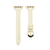 WEARPLANET Apple Watch 42/41/40/38mm用Slim Line 本革 エナメルバンド アンティークホワイト WP23099AWWH-イメージ2