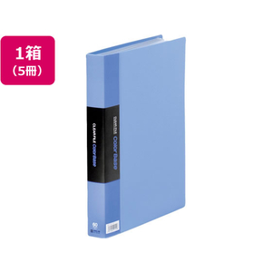 キングジム クリアーファイル カラーベース トリプル A4 60ポケット 青 5冊 1箱(5冊) F836065-132-3Cｱｵ-イメージ1