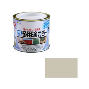アサヒペン 水性多用途カラー 1／5L ソフトグレー FC670PM-イメージ1