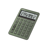 カシオ ミニジャスト型スタイリッシュ電卓 ミスティグリーン MS-M200-GN-N