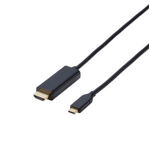 エレコム USB Type-C(TM) - HDMI(R)変換ケーブル(3m) ブラック CAC-CHDMI30BK3-イメージ1
