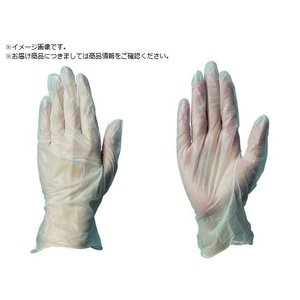ハクゾウメディカル ハクゾウプラスチックグローブMF S 3024111 FC822VK-1147017-イメージ1