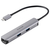エレコム 5in1 USB Type-C(TM)ドッキングステーション/アルミモデル シルバー DST-052BPSV-イメージ1
