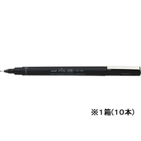 三菱鉛筆 水性サインペン 極細03 黒 10本 1箱(10本) F872516-PIN103.24