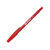 ジョインテックス ラバーボールペン 0.7mm 赤 10本 FC28203-H022J-RD-10