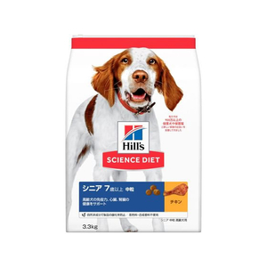 日本ヒルズ・コルゲート サイエンス・ダイエット シニア 中粒 高齢犬用 3.3kg FC391NW-イメージ1