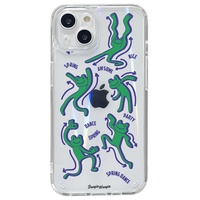 BOOGIE WOOGIE iPhone 14用オーロラケース Spring Dance BW24100I14
