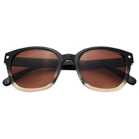 LE　FOON 大人サングラス Classic Wellington sunglasses ブラックイェロー AS80202ﾌﾞﾗﾂｸｲｴﾛ-