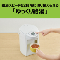 タイガー PIQ-G300WC ジャーポット(3．0L) とく子さん クールホワイト