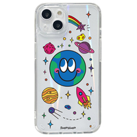 BOOGIE WOOGIE iPhone 14用オーロラケース Earth BW24101I14
