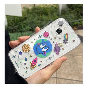 BOOGIE WOOGIE iPhone 14用オーロラケース Earth BW24101I14-イメージ13