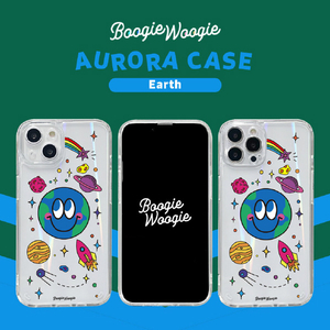 BOOGIE WOOGIE iPhone 14用オーロラケース Earth BW24101I14-イメージ2