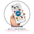 BOOGIE WOOGIE iPhone 14用オーロラケース Earth BW24101I14-イメージ4