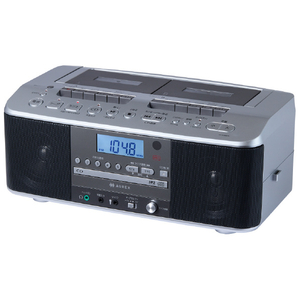 東芝 CDラジカセ Aurex シルバー AX-KCRW70(S)-イメージ3