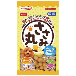 スマック さつまいも味　40ｇ ささみ丸 ｻｻﾐﾏﾙﾁ-ｽﾞｱｼﾞ40G-イメージ1