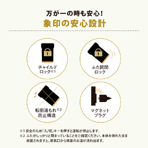 象印 スチーム式加湿器 ホワイト EE-FA50-WA-イメージ6