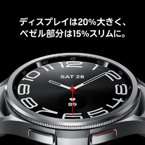 Samsung スマートウォッチ Galaxy Watch6 Classic 47mm ブラック SM-R960NZKAXJP-イメージ5