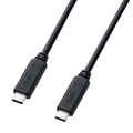 サンワサプライ USB3．1 Type C Gen1 PD対応ケーブル(2m) ブラック KU30-CCP320