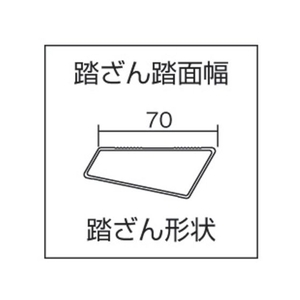 ピカコーポレイション 折りたたみ作業台AG型 高さ60cm FC613HA-3276686-イメージ5