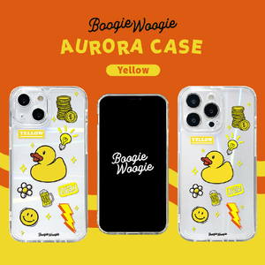 BOOGIE WOOGIE iPhone 14用オーロラケース Yellow BW24102I14-イメージ2